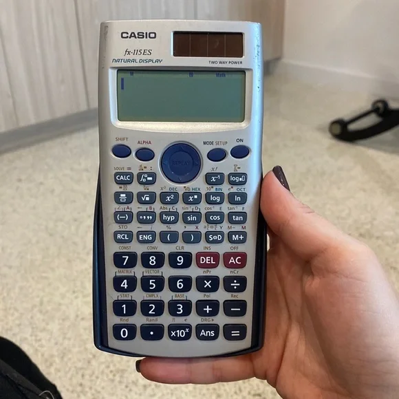 Casio Other Casio Fx15 Es Natural Display Calculator Poshmark